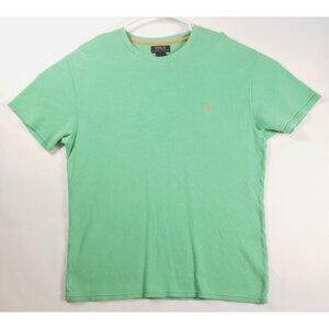 Polo Ralph Lauren Thermal Shirt Men XL Green Cotton Short Sleeve Crew Neck